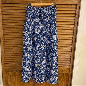 ZARA Floral Maxi Skirt